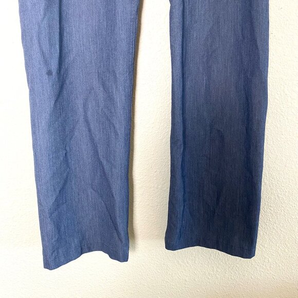 FIGS Livingston Basic Scrub Straight Leg Medical Pants Heather Denim XS PETITE - Picture 5 of 10
